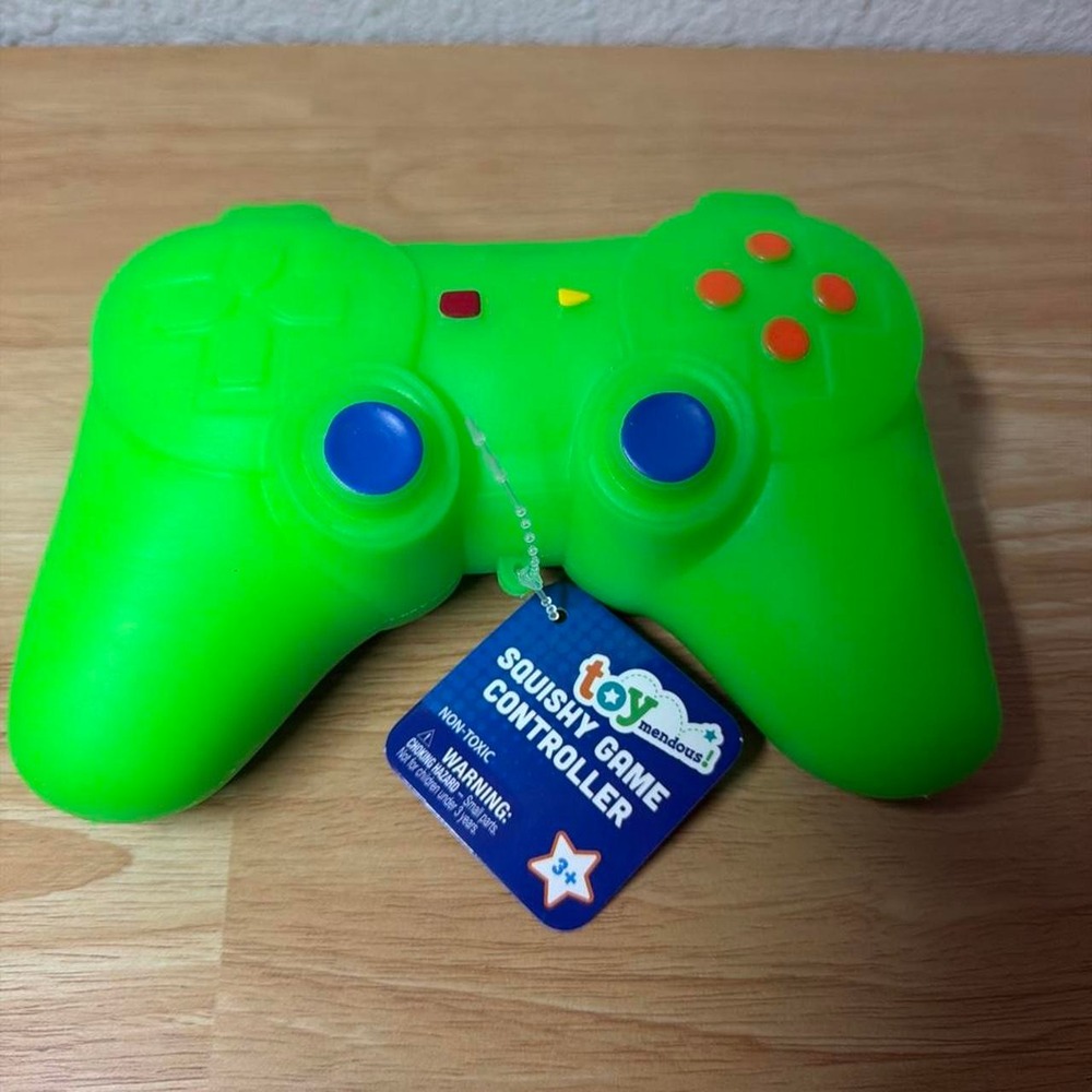 Sunny Days Large Squishy Game Controller one green